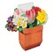 Party Central Club Pack of 12 Yellow and Red Floral Bouquet Party Table Centerpieces 11"